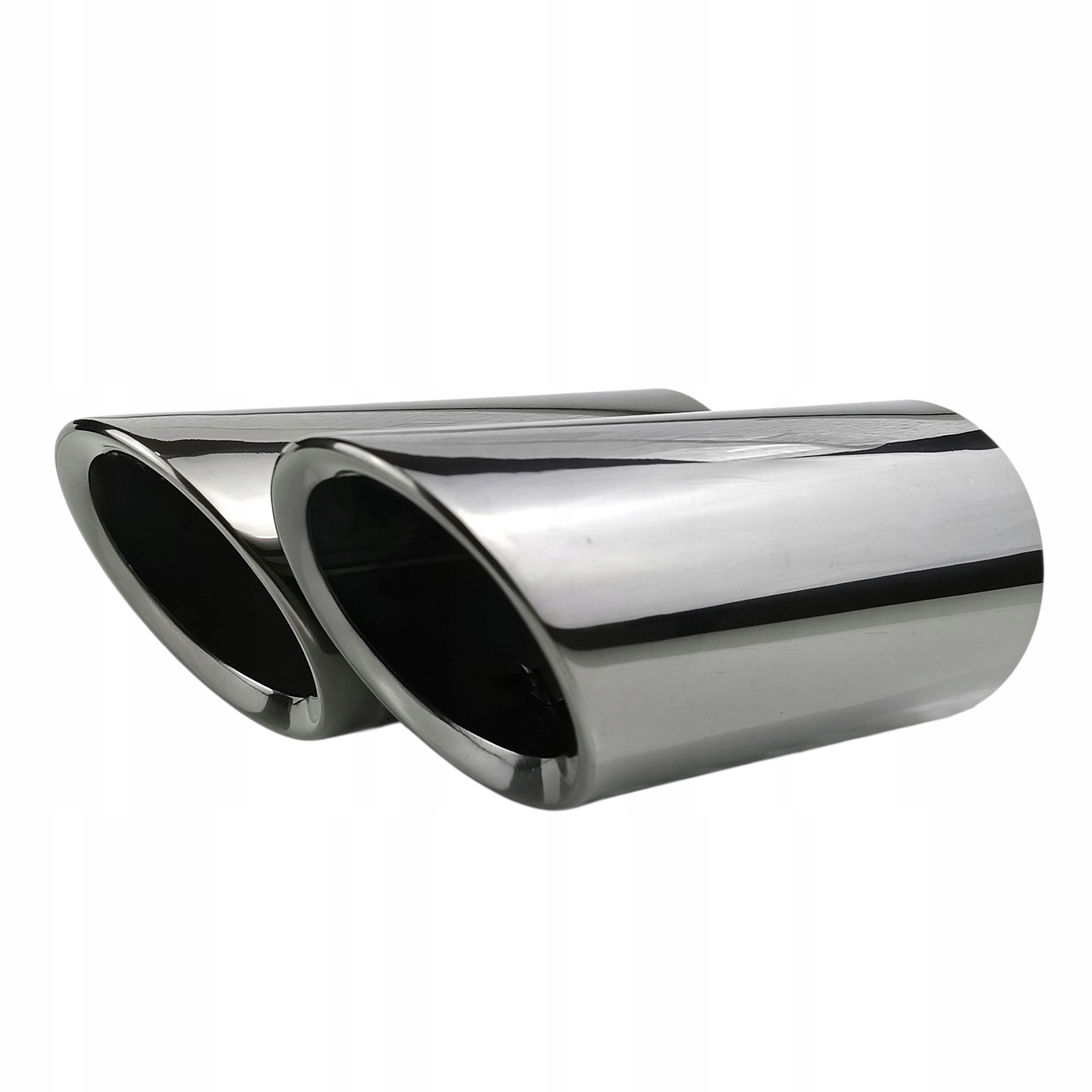 KOŃCÓWKA WYDECH TŁUMIKA TSI TFSI TDI 58-62 SHADOW BLACK CIEMNY CHROM GRAFIT