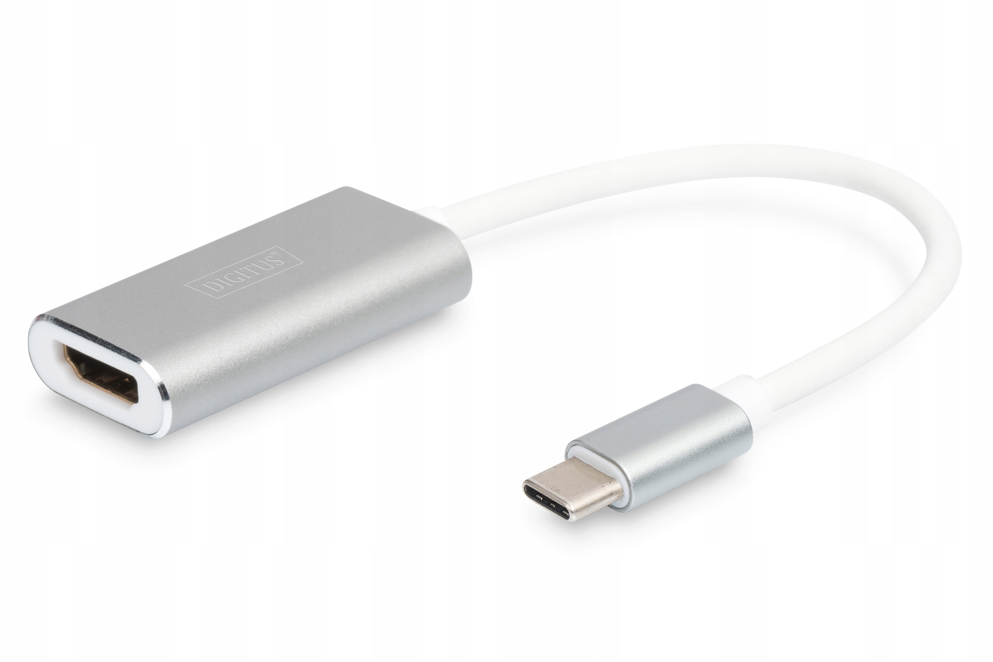 Adapter Hdmi 4K na Usb-c Typ C z audio Aluminiowy Digitus DA-70836