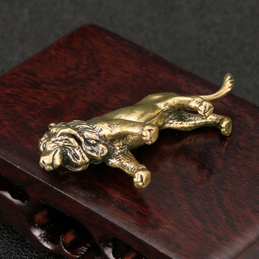 FIGURKI FENGSHUI Z MOSIĘŻNEGO LWA OZDOBA WYSTRÓJ DOMU Marka bez marki