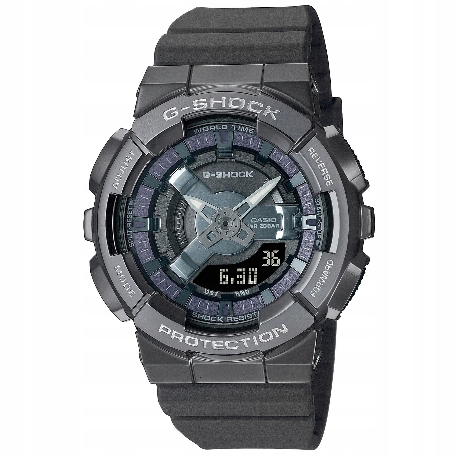 Hodinky Casio G-Shock GM-S110B-8AER šedý řemínek