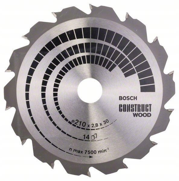 Kotoučová Pila H Construct Wood 210 MM 30Z12 Na Dřevo, Stavební Nástroj