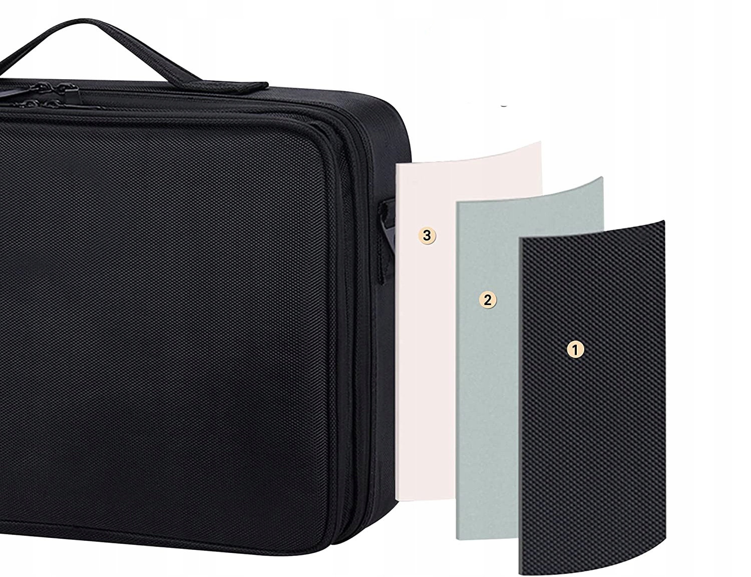 KOSMETYCZKA KUFEREK ORGANIZER NA KOSMETYKI TORBA Marka bez marki