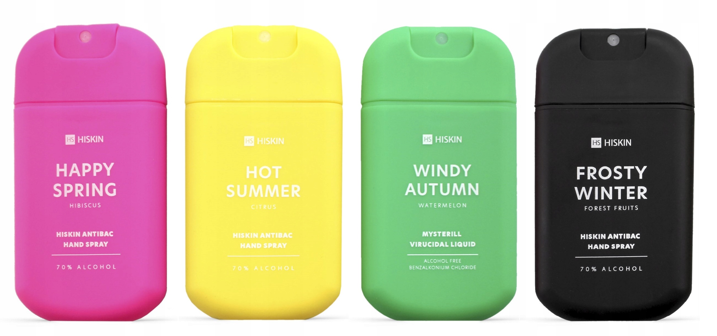 Levně Hiskin Sada dezinfekčních karet Hiskin Antibac Hand Spray Display