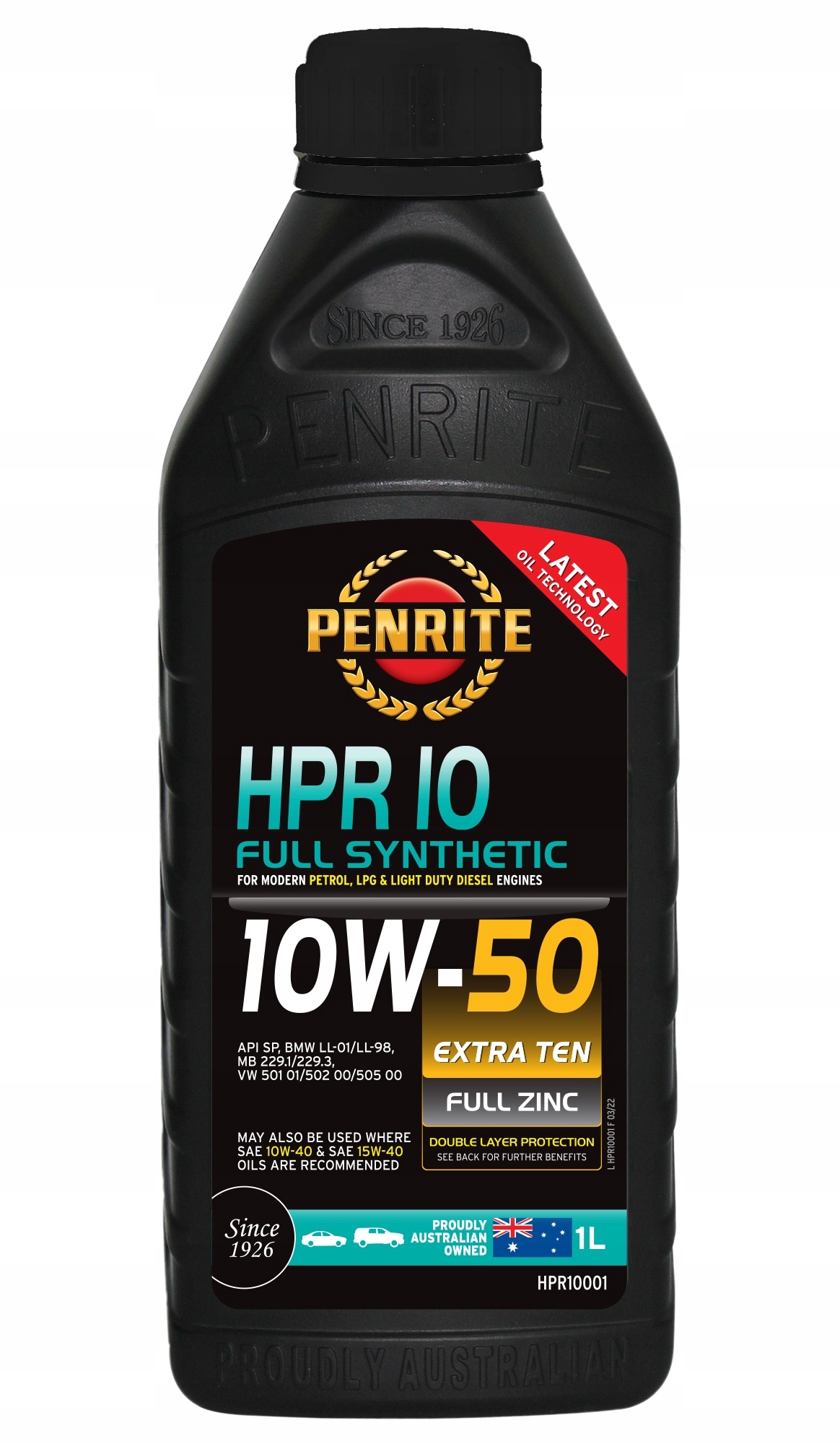 Olej silnikowy Penrite Hpr 10 10W-50 Full Synthetic 1L