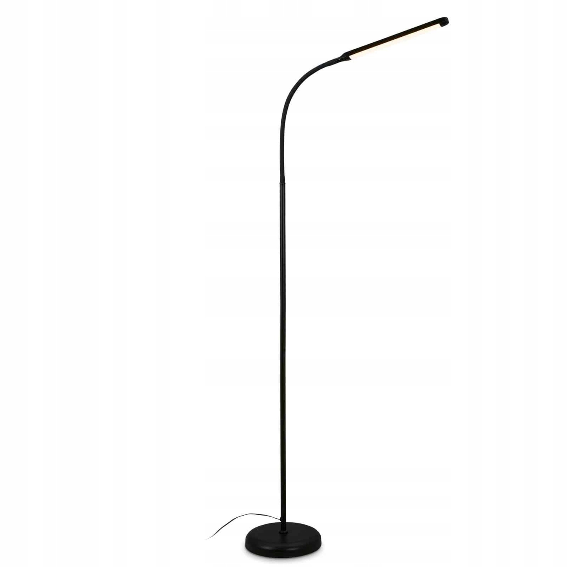 Briloner Led stojací lampa 126,5 cm 6W 600lm černá dotykové ovládání