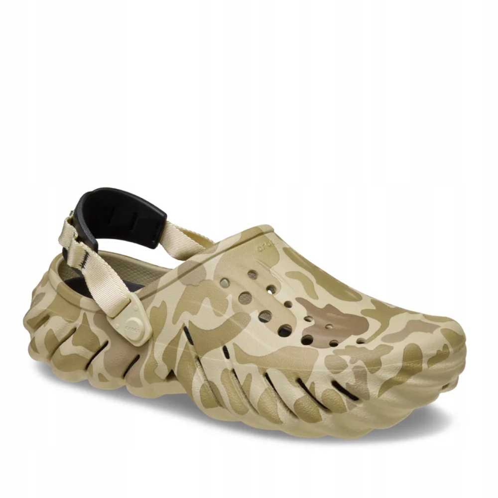 Nazouváky Crocs Echo Duck Camo Clog M13 48,5 Bone/Black