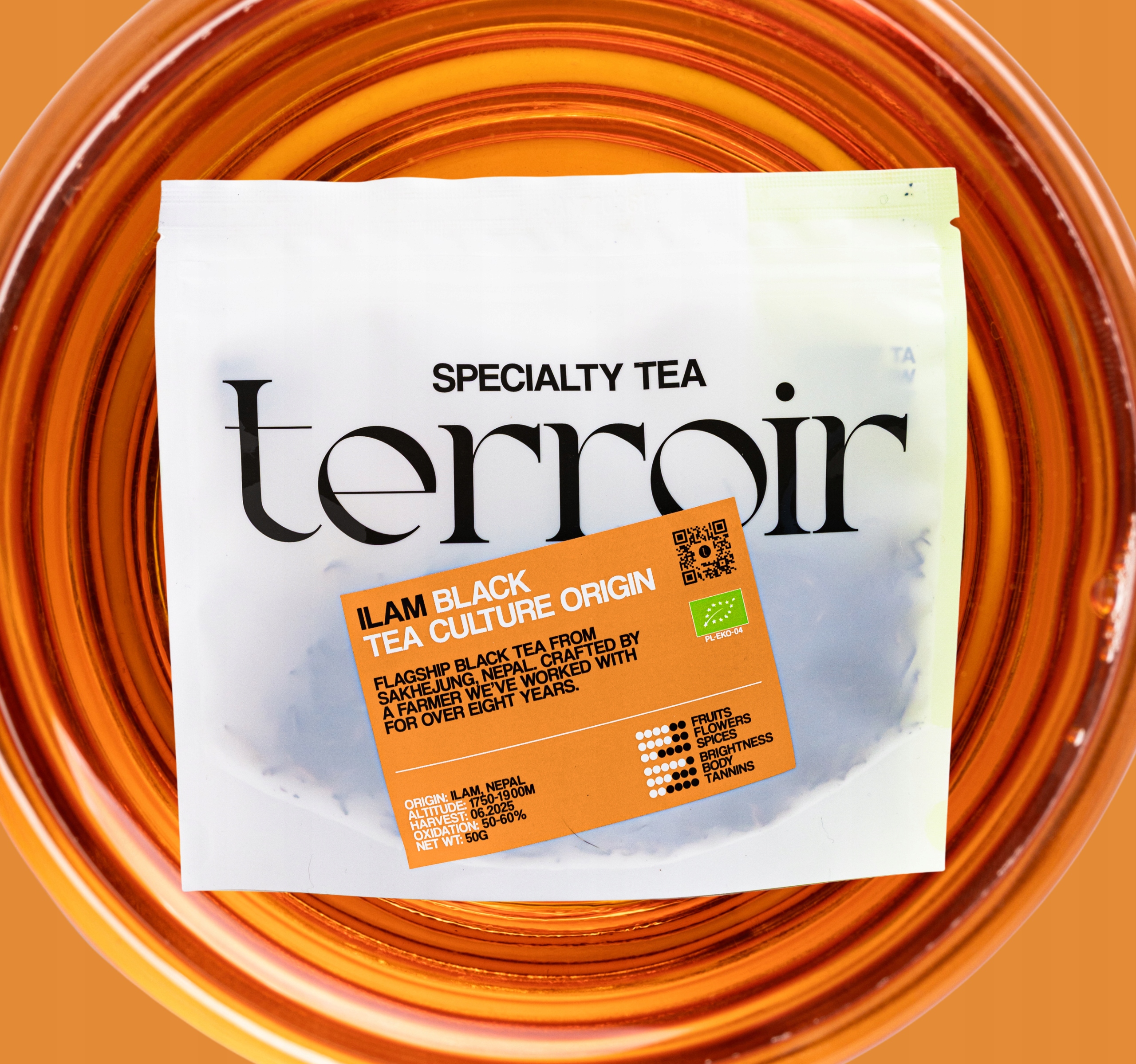 Čaj Černý Ilam z ekologického zemědělství v Himalájích, 50 g