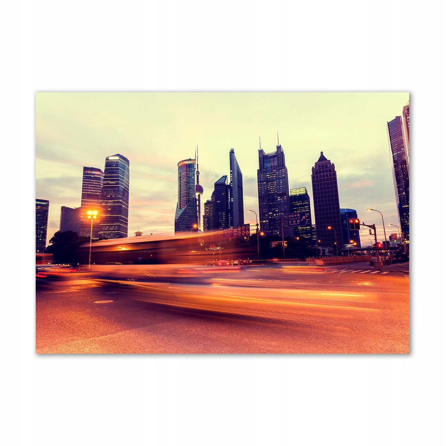 

Foto obraz szkło akrylowy Szanghaj nocą 100x70 cm