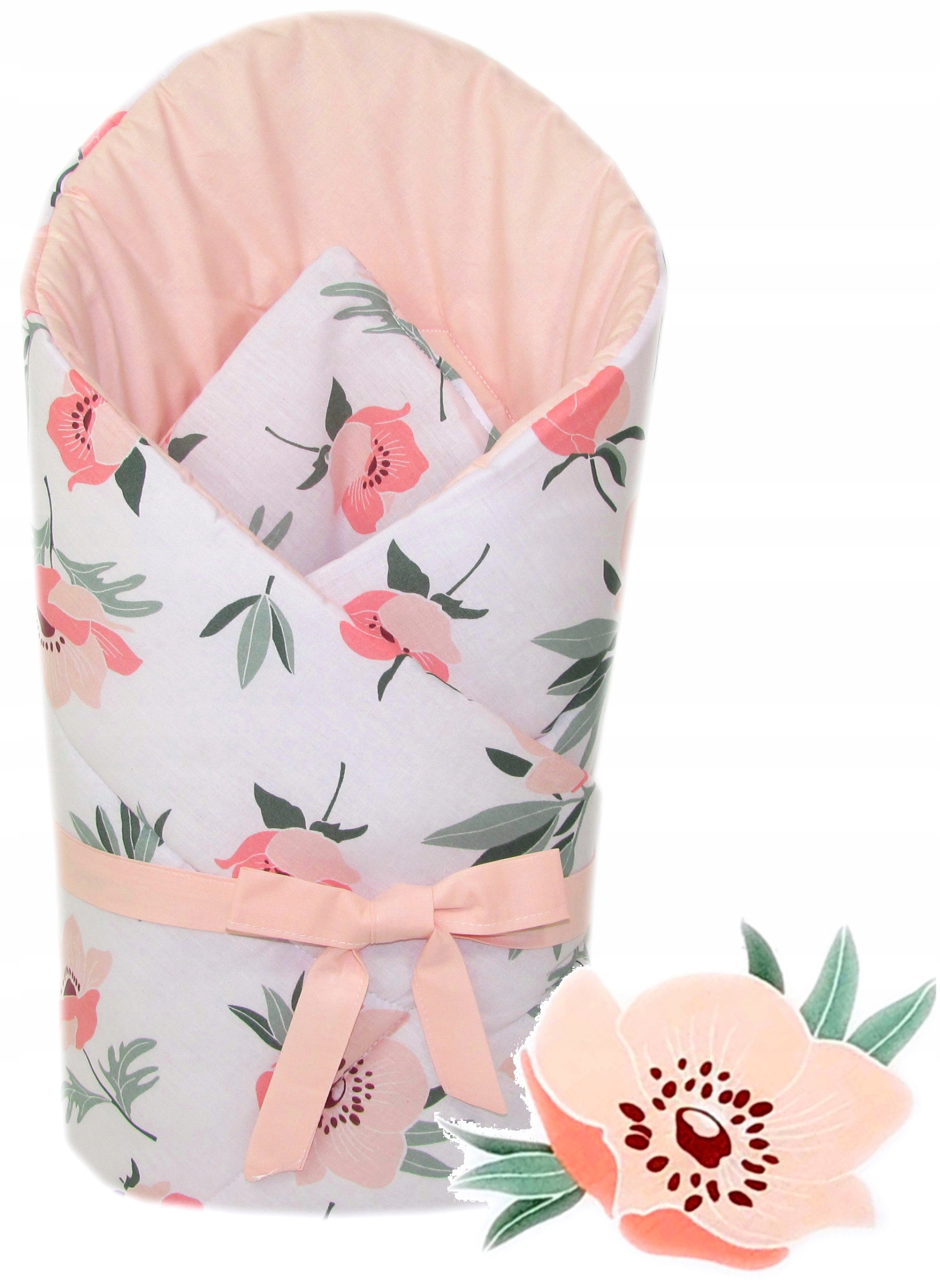 

Rożek Becik Niemowlęcy Otulacz Usztywniany Kokosem