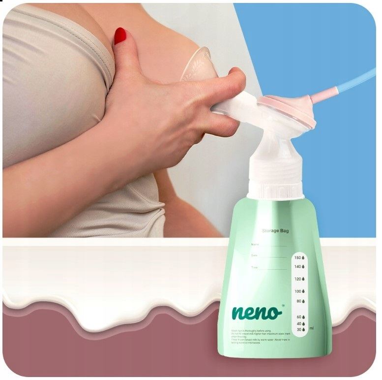 WORECZKI DO MROŻENIA POKARMU + ADAPTER 20SZT NENO Stan opakowania oryginalne