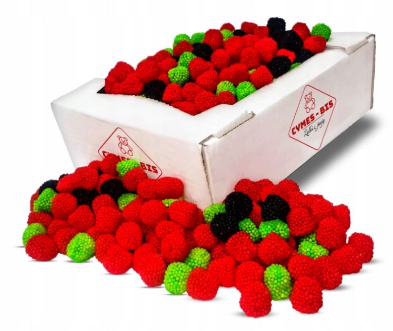 ŻELKI MALINKI JEŻYNKI CYMES 1KG karton (5903839700194) • Cena, Opinie ...
