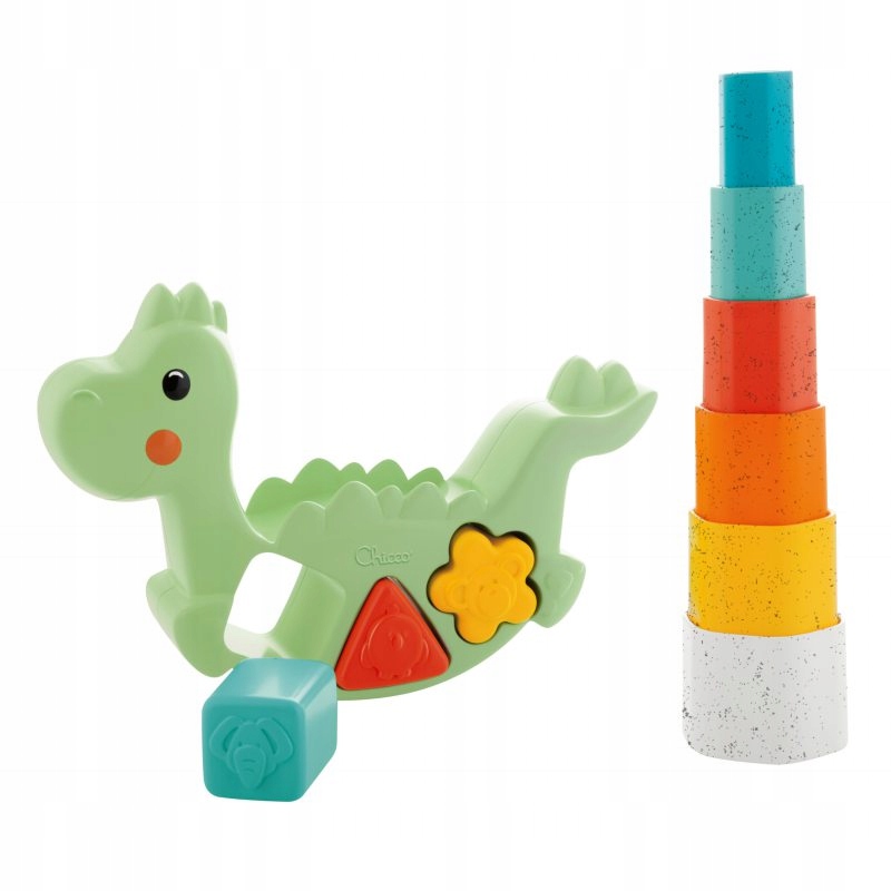 

Chicco Eco+ Sorter Układanka Wieża Dinozaur 3w1