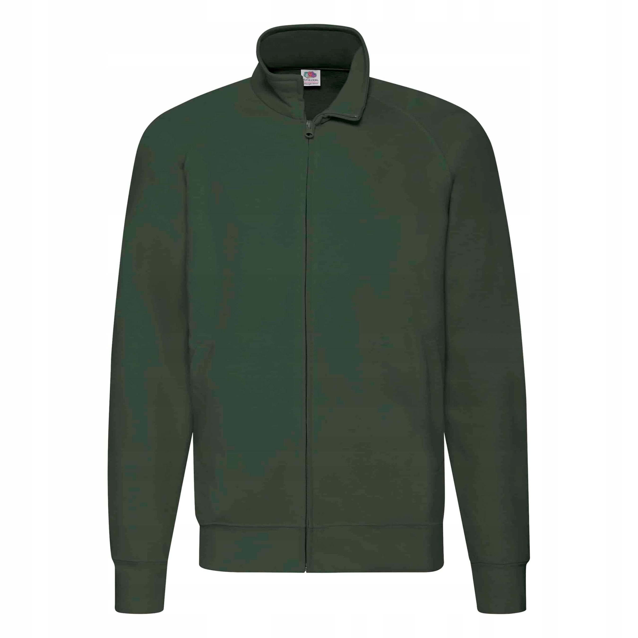 

Lekka bluza rozpinana Fruit Loom Butelk zielony XL