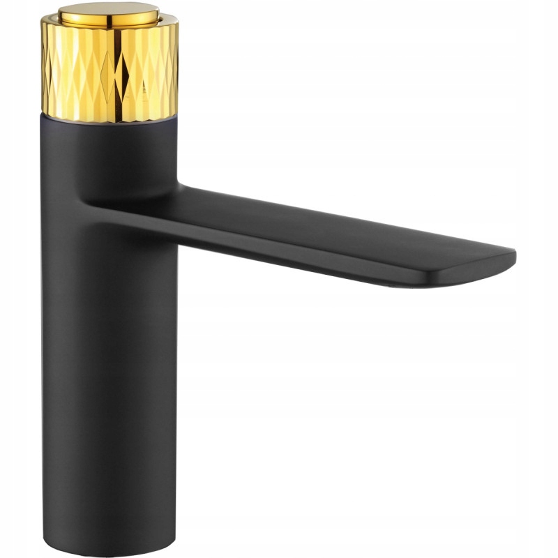 Mexen Zero+ umývadlová batéria, čierna/zlatá