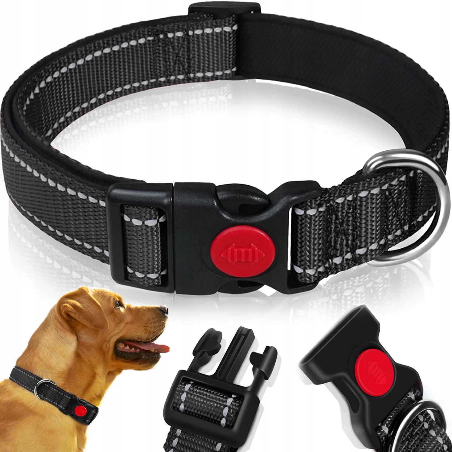 Ошейник для собак из ткани Reverse
