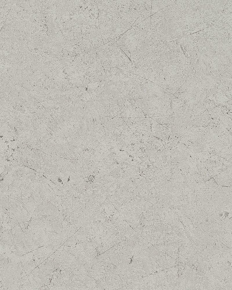 Šedá reliéfní tapeta s betonovou vinylovou strukturou, základní tapeta do obývacího pokoje