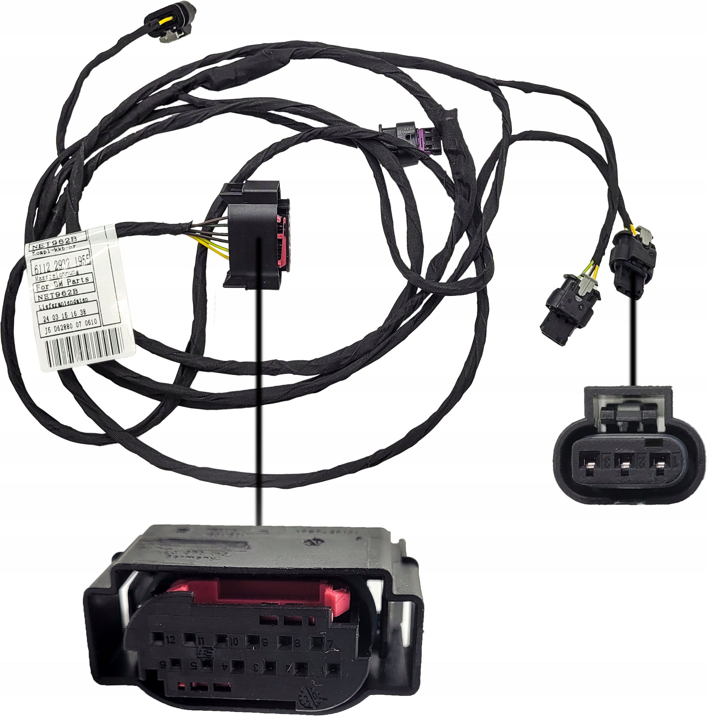 ZESTAW KABLI PRZEDNIEGO ZDERZAKA PDC BMW X5 F15 X6