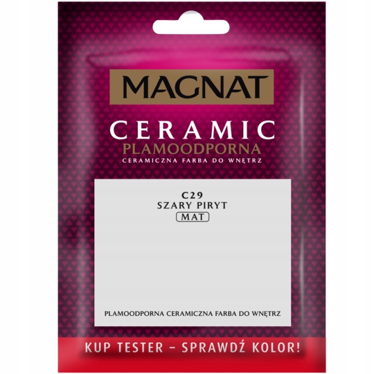 

Farba Magnat Ceramic 0,03L C29 Szary Piryt Tester