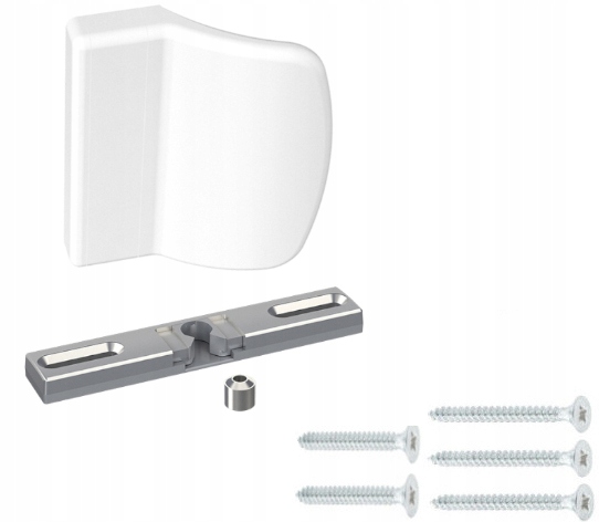 

Uchwyt Palacza Balkonowy Zatrzask Ruchomy Biały