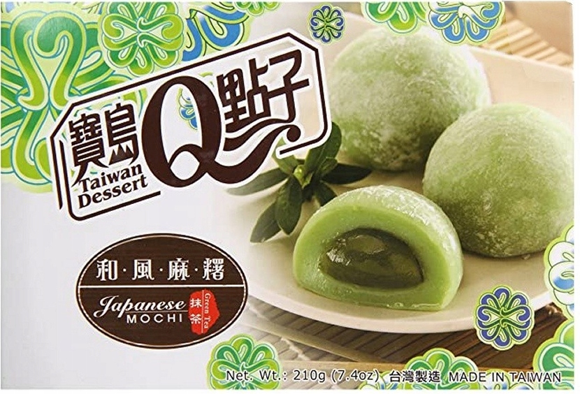 

Ciasteczka Mochi o smaku zielonej herbaty matcha
