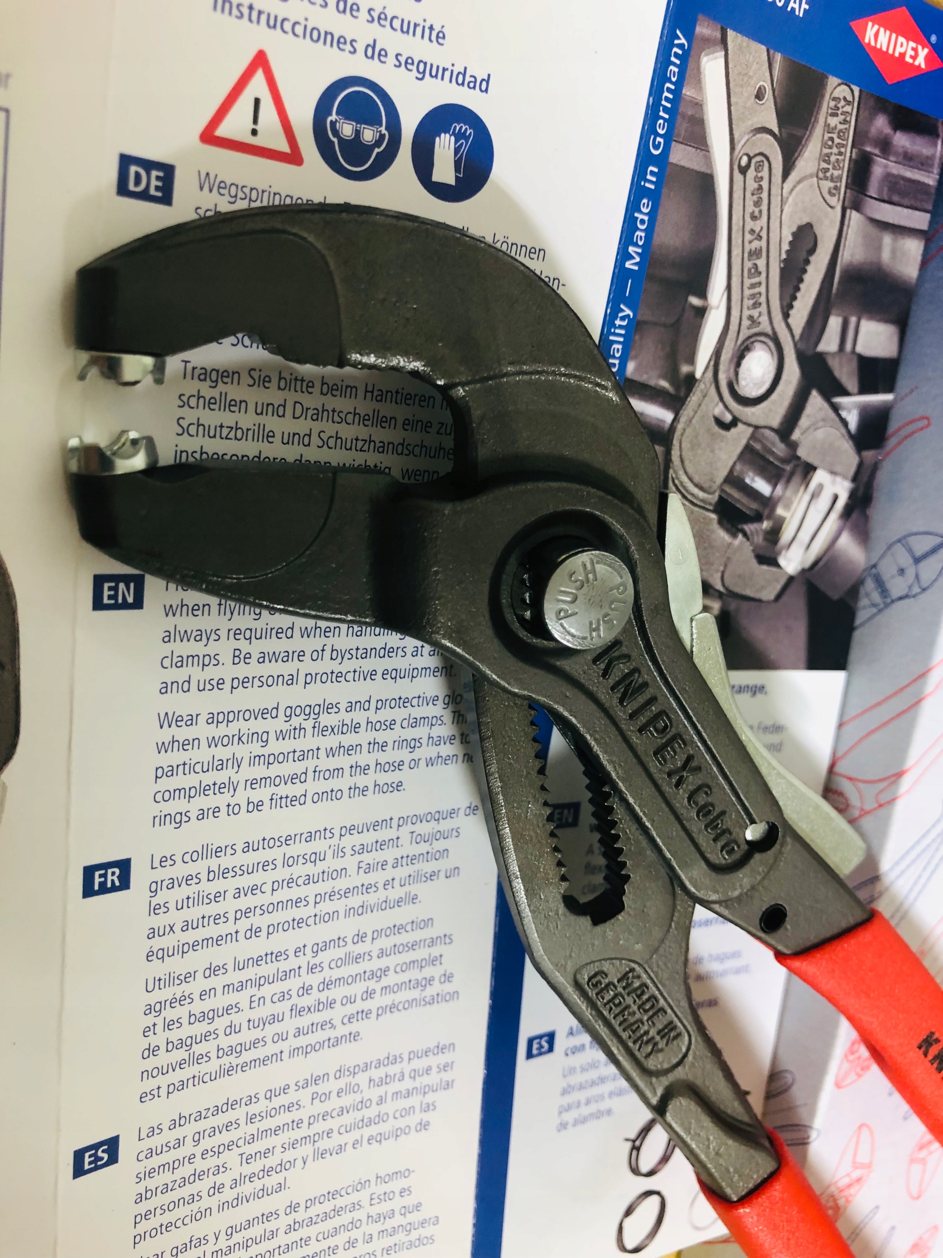 Knipex Szczypce do opasek zaciskowych 85 51 250 AF (4003773078623