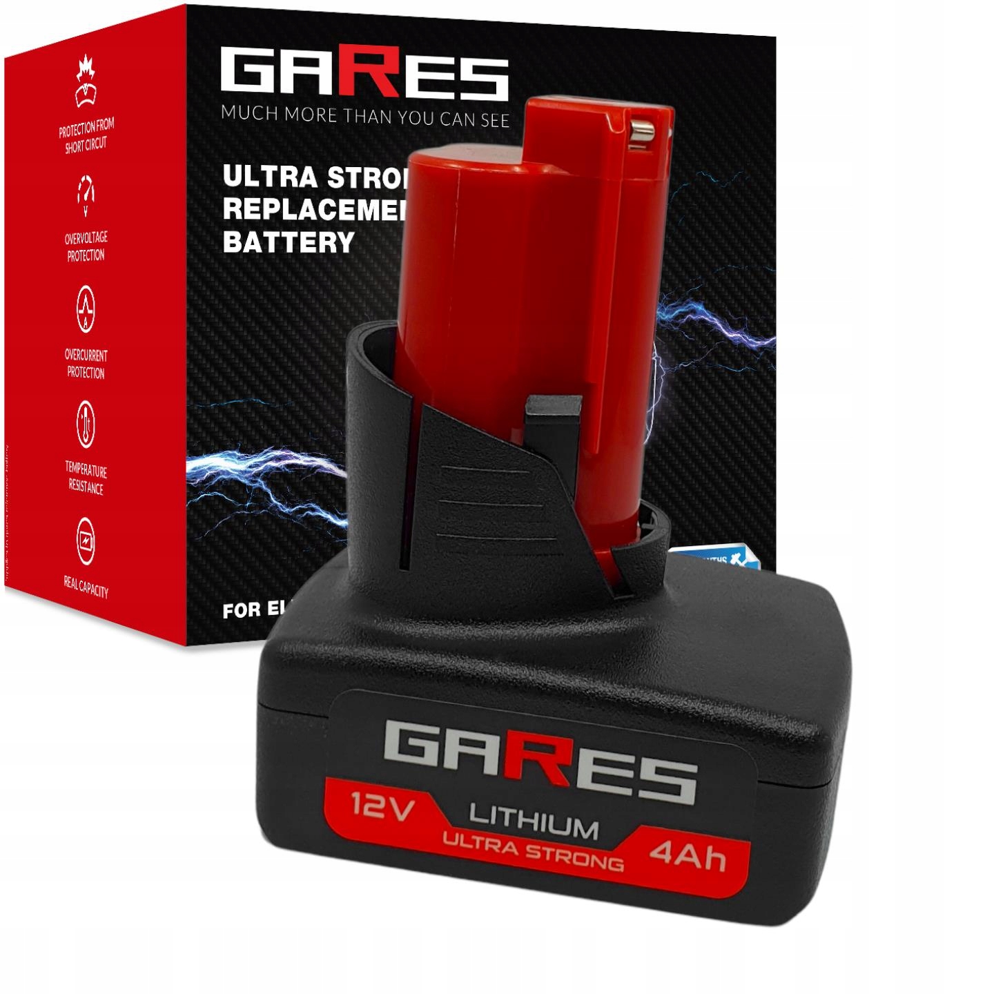 Baterie Akumulátor pro Milwaukee M12 2404-22 12V 4Ah