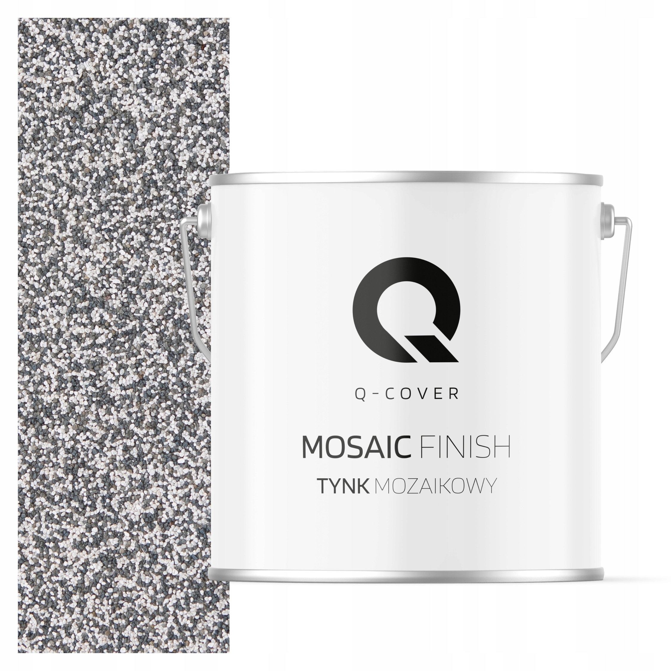 Mozaiková Omítka Mozaika 7 Kg Šedá Světlá M22 Ozdobná Pryskyřičná Fasáda