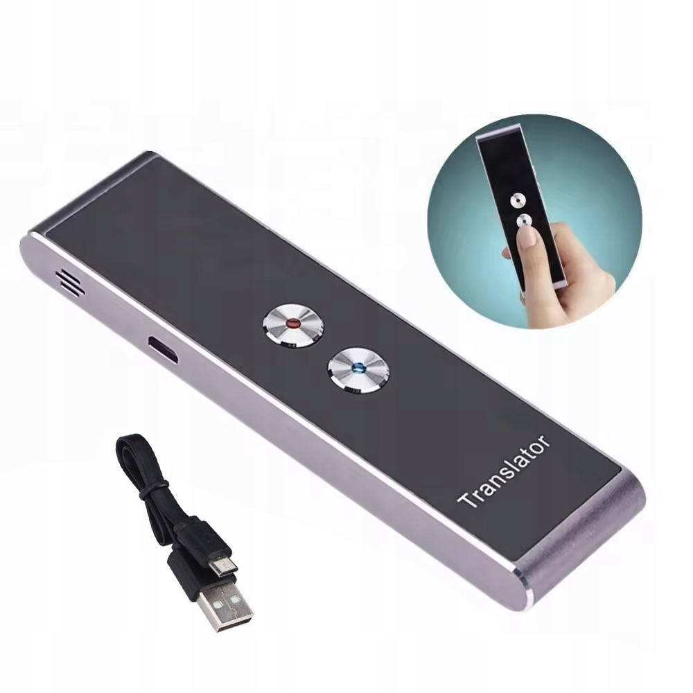 T8 Elektronický Obousměrný Okamžitý Překladač 33 Jazyků Usb Bt