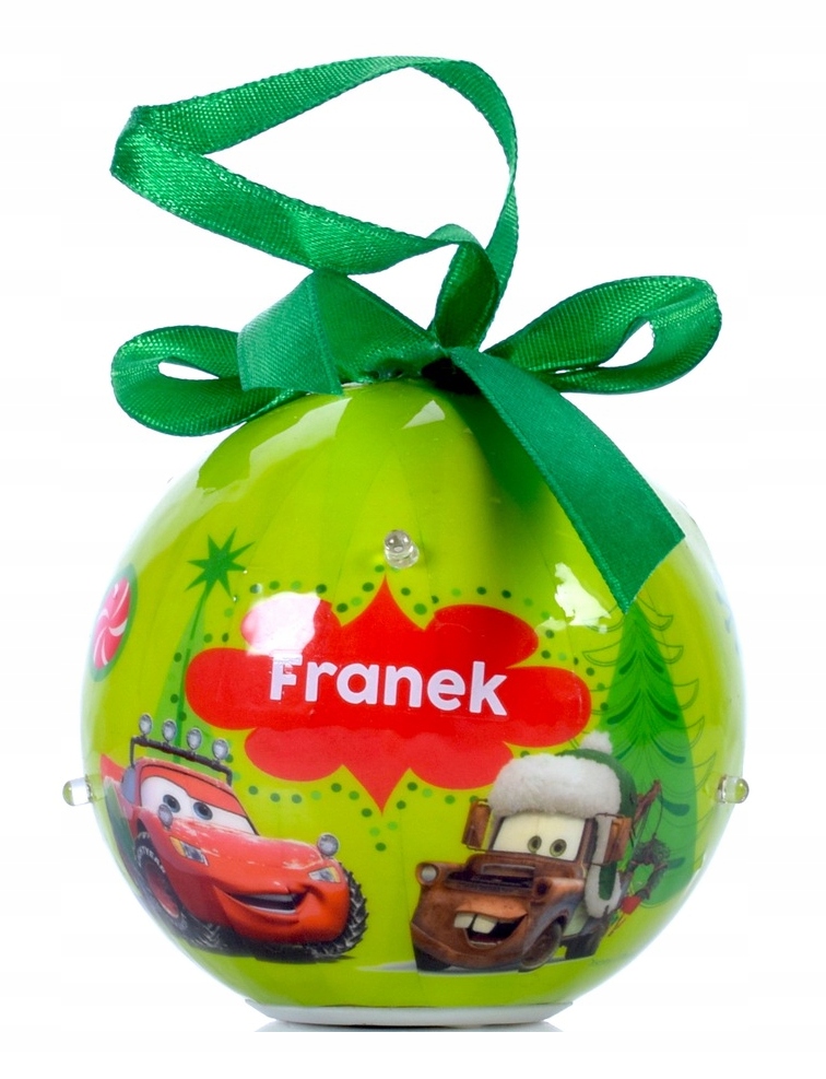 

Bombka Na Choinkę Led Nietłukąca Imienna Franek