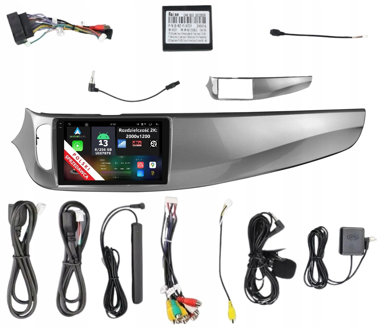 Navigace Rádio 2DIN Android Alfa Romeo Giulietta Nuova II 8/256 Gb Carplay