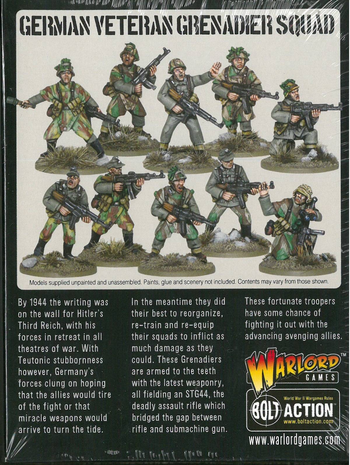 Bolt Action German Veteran Grenadier Squad System Bolt Action
