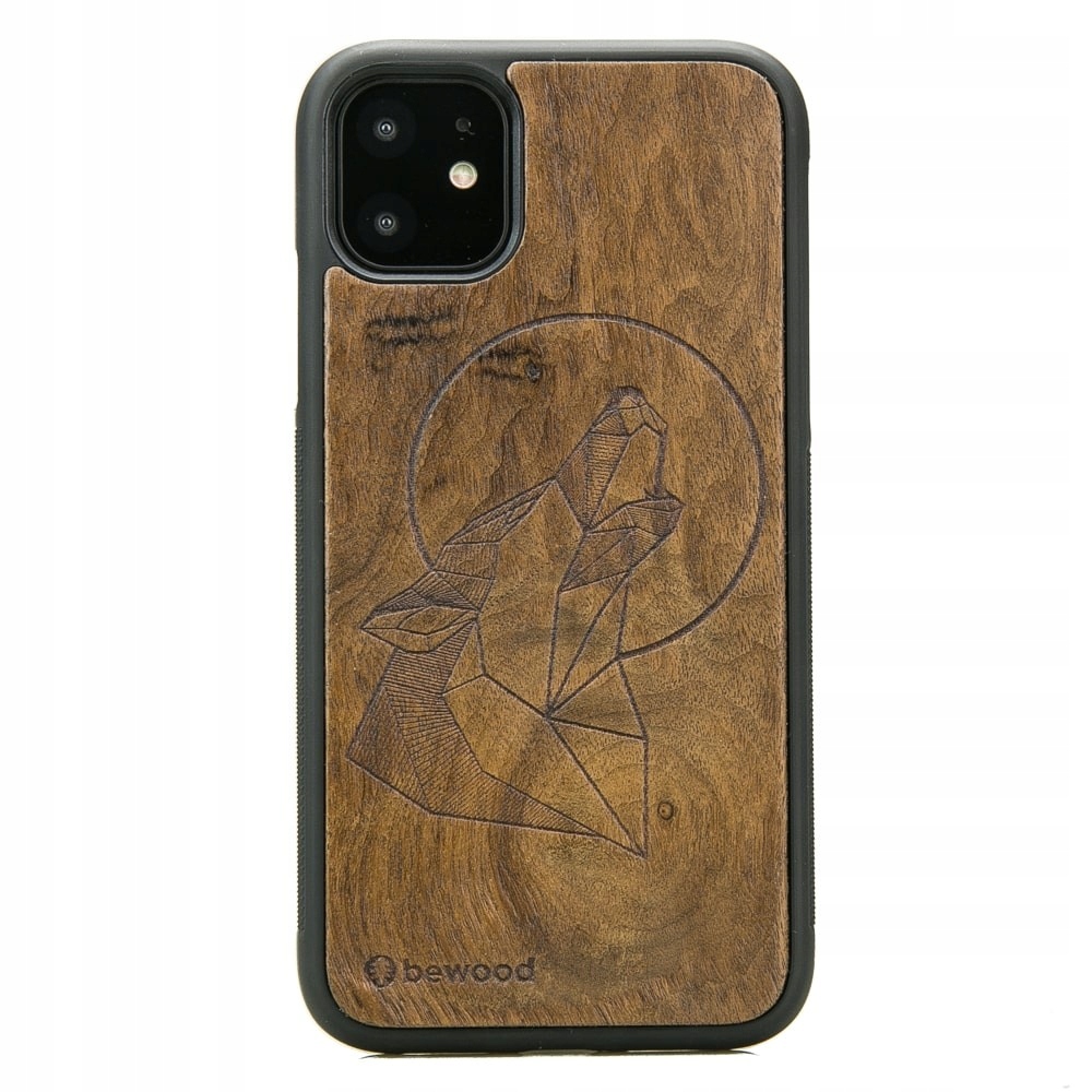 Etui Bewood do iPhone 11 Wilk Imbuia