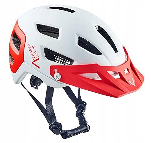 Cyklistická přilba Black Crevice BCR321825 White Red L 58-61 cm