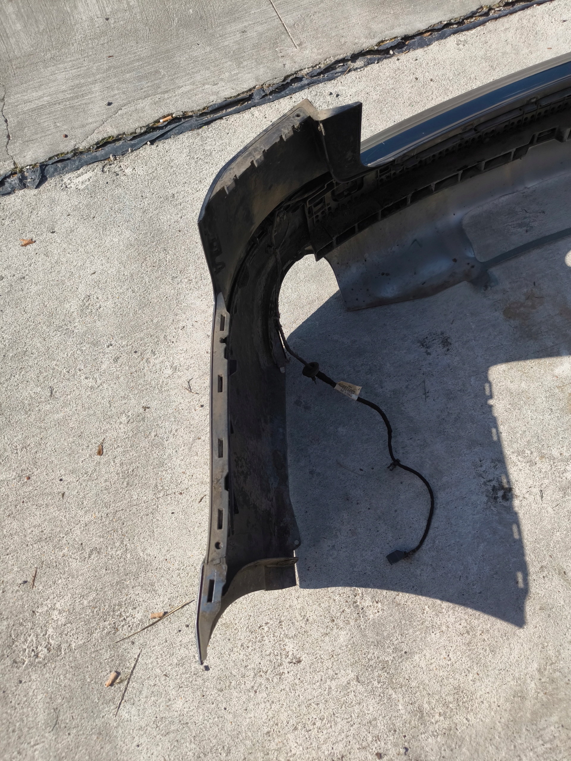 bumper rear part AUDI A6 C7 ALLROAD LZ9Y PDC towing complete 2011-2015