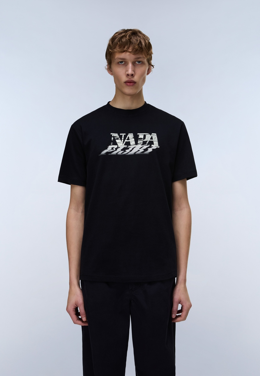 Napapijri Tričko Pánské Lodestar NA4FGY Black Beauty S