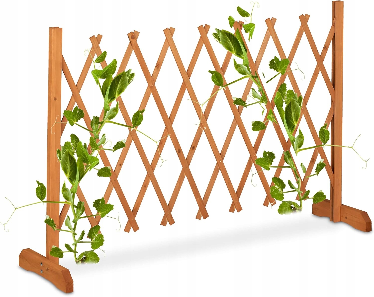 Relaxdays Pergola Mřížka Podpěra Na Popínavé Rostliny Dřevěná Roztahovatelná 73 cm