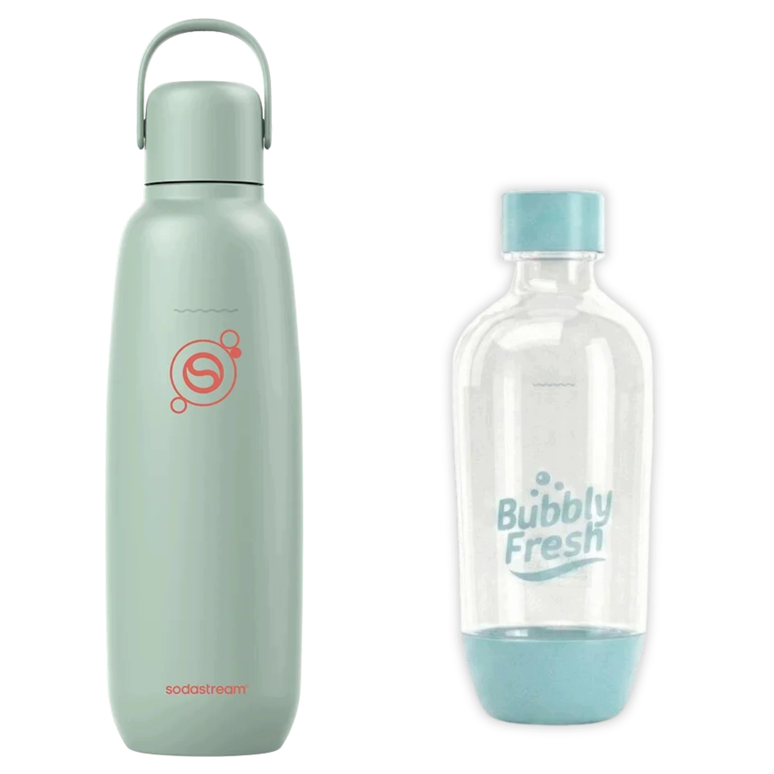 Lahve do výrobníku sody SodaStream Fizz&Go Mátová BubblyFresh Modrá 0,5 l