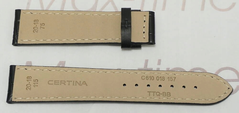 ORYGINALNY PASEK CERTINA C026407A C610018157 20 mm Marka inna