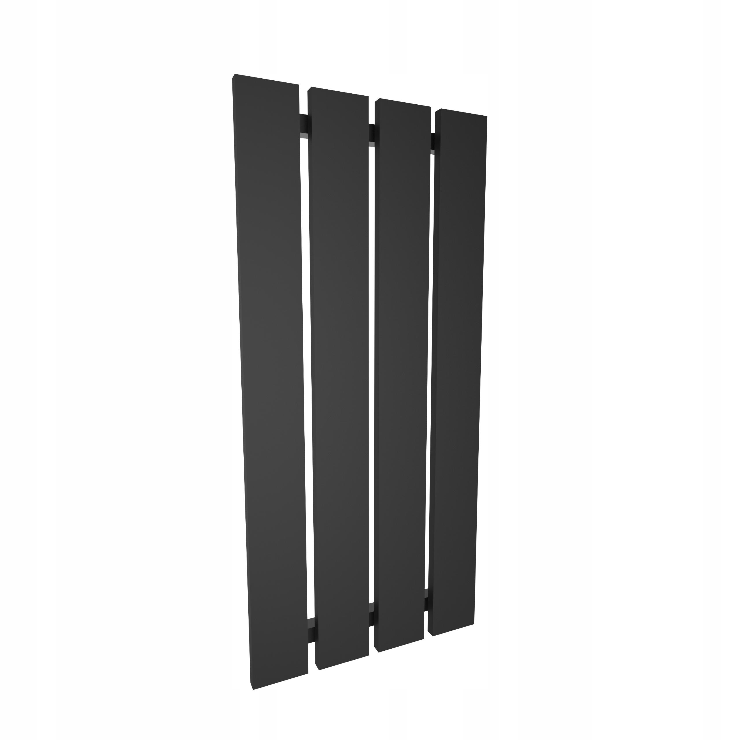 Dekoratívny Radiátor Luksor H1400 L460 Čierny