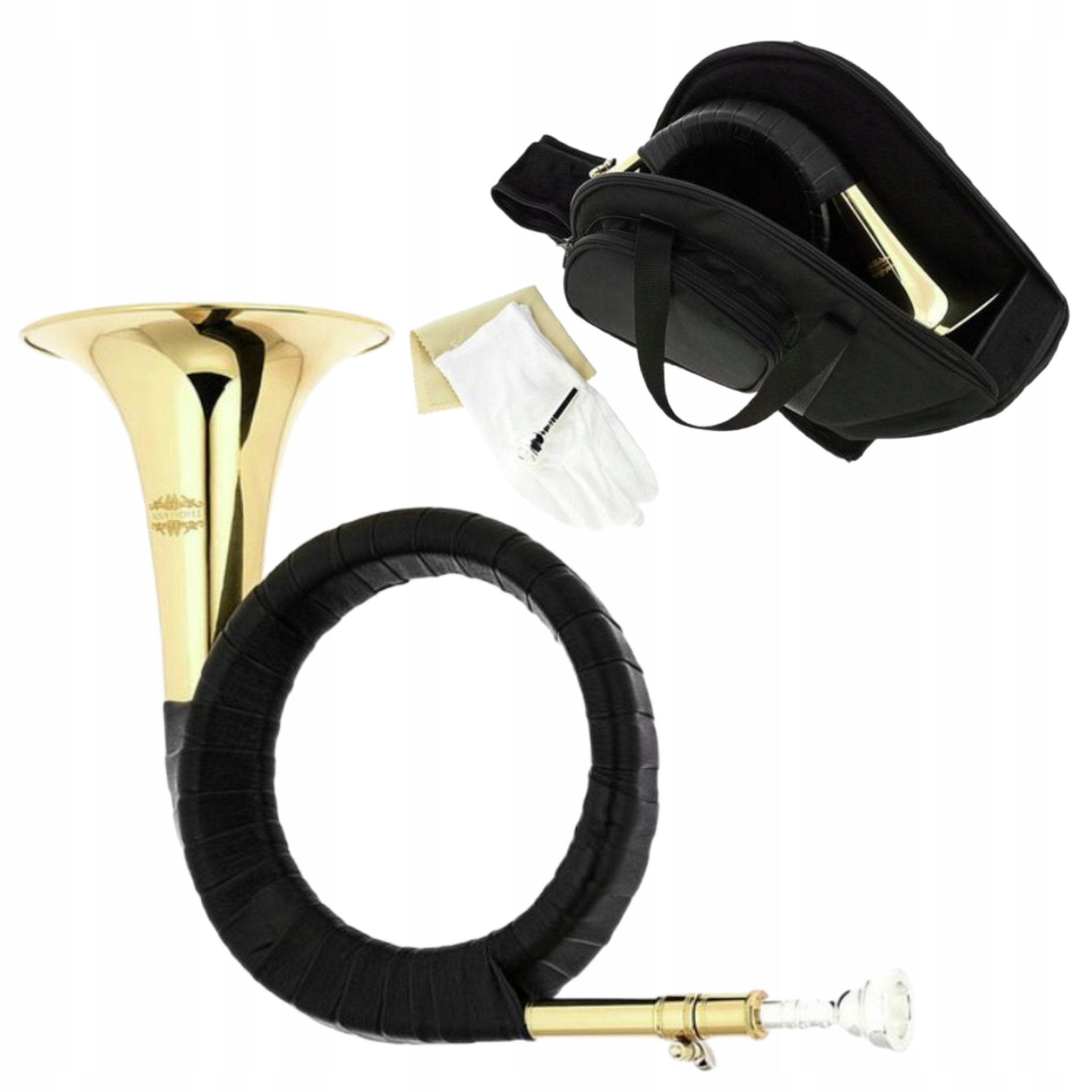 Lovecký roh signální trubka hejnalovka Bb Thomann Bb- Fürst Pless Horn