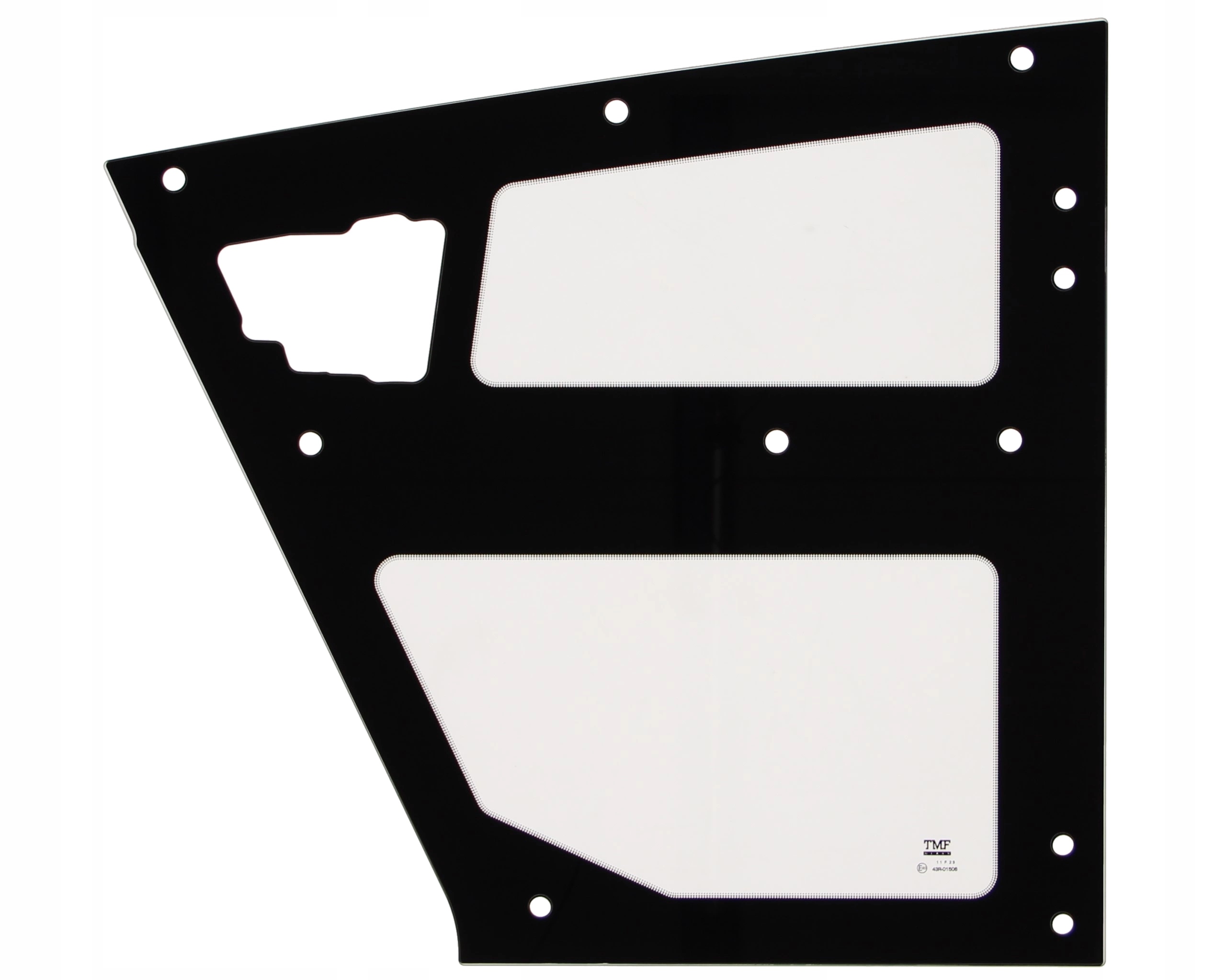 sklo nabíječka Merlo Turbo Farmer spodní dveře