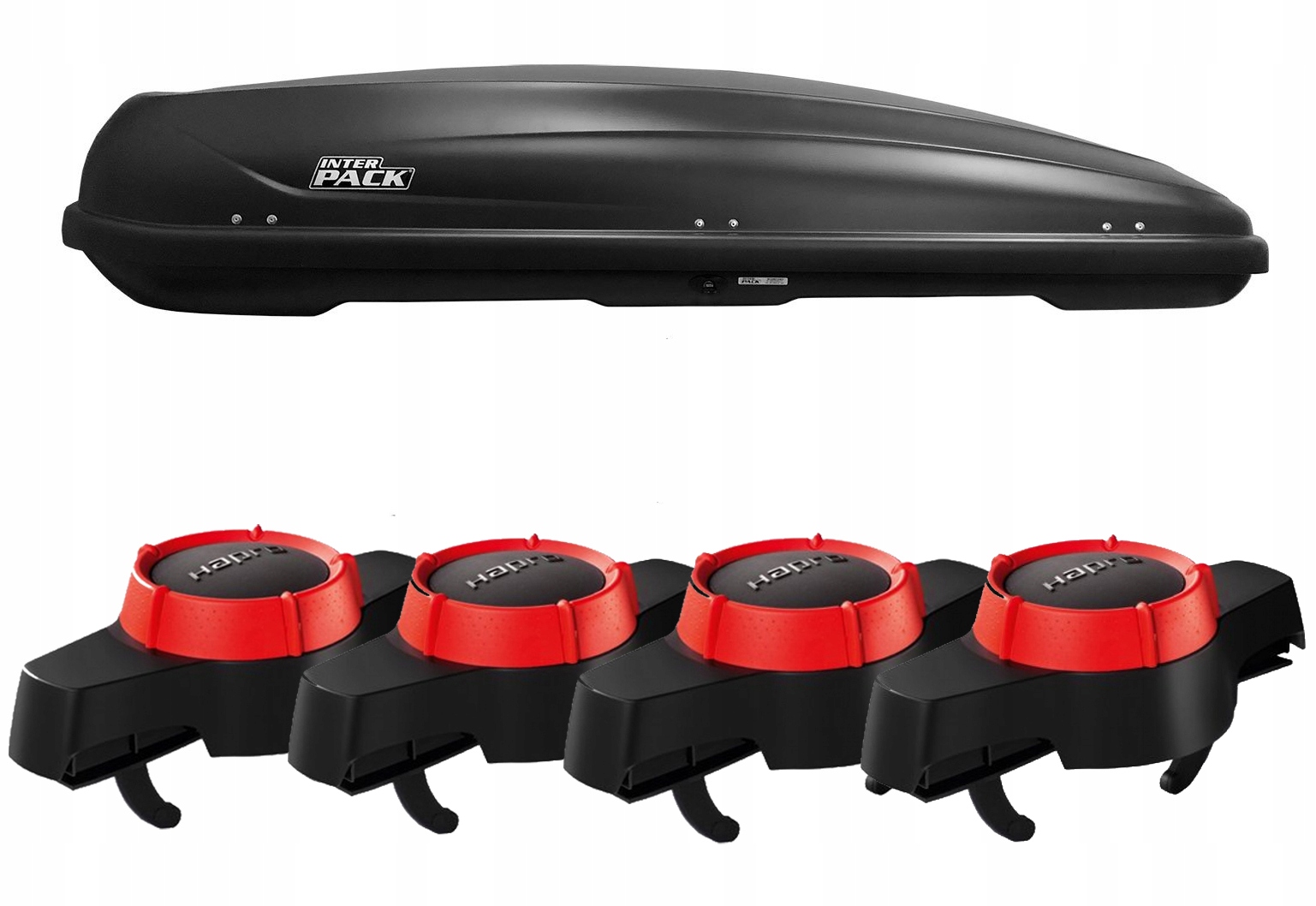 ВЕЛИКА КОРОБКА НА ДАХ INTER PACK TRAXER 8.6 БОКСЕРСЬКИЙ ЯЩИК