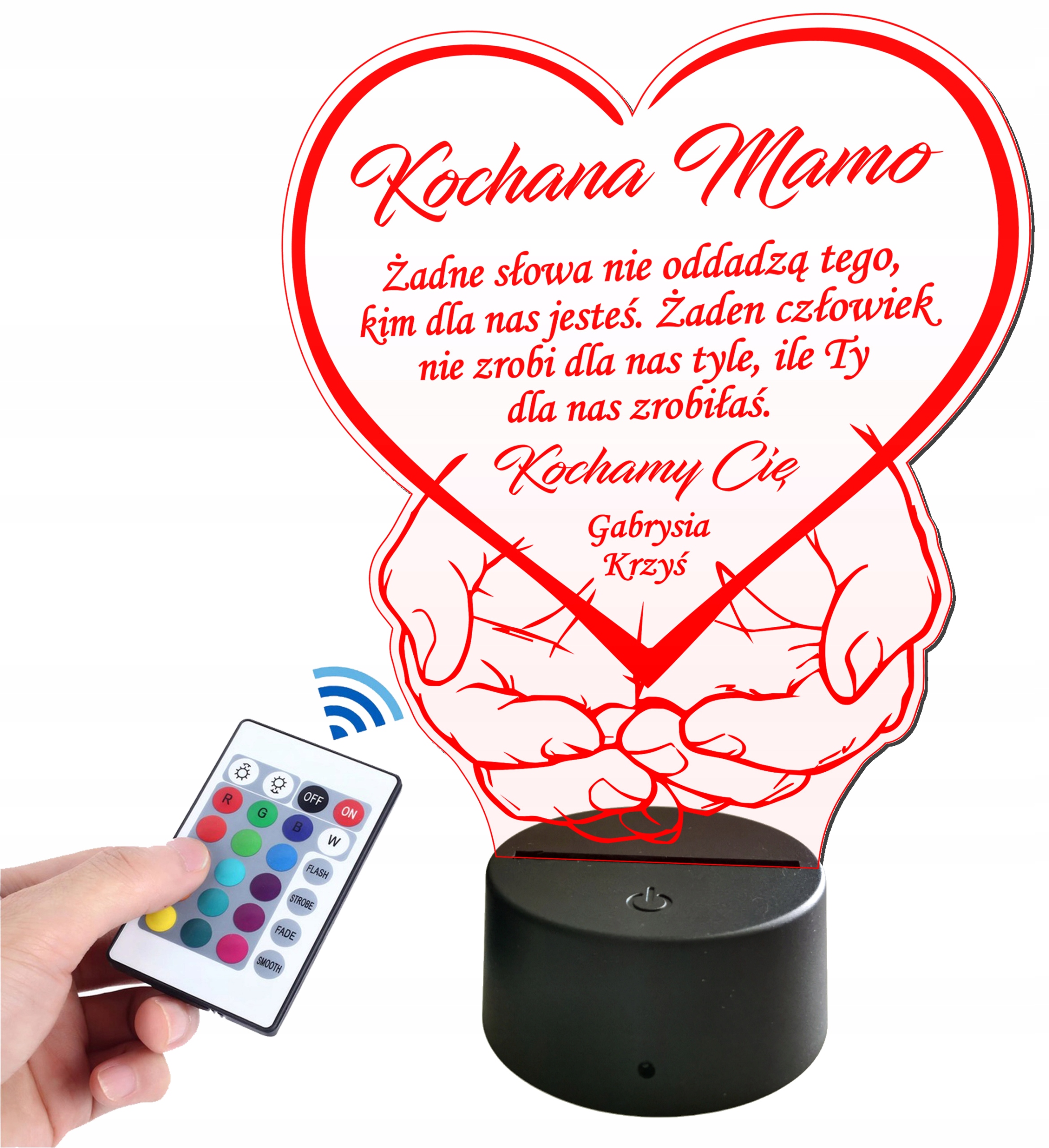 

Lampka Led statuetka Dzień Matki 118-P rozm. XL