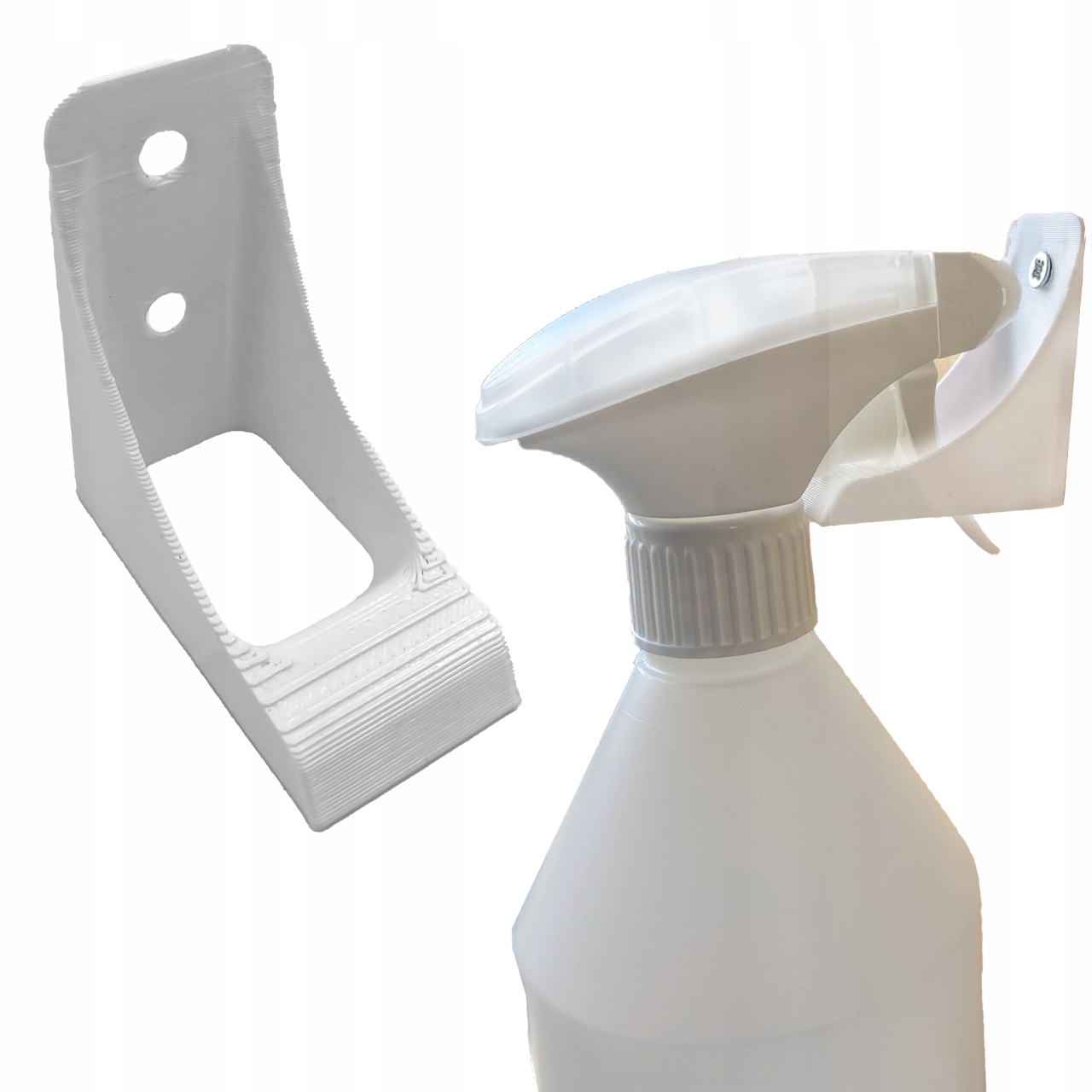 UCHWYT pojedynczy NA PŁYN DO SZYB BUTELKĘ SPRAY Typ haczyk