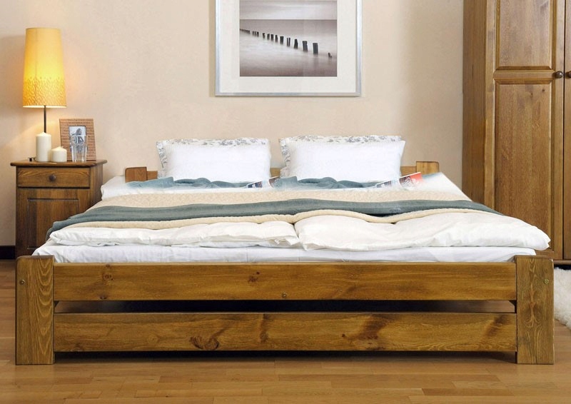 

Łóżko Sosnowe Drewniane 120 Niwa Classic