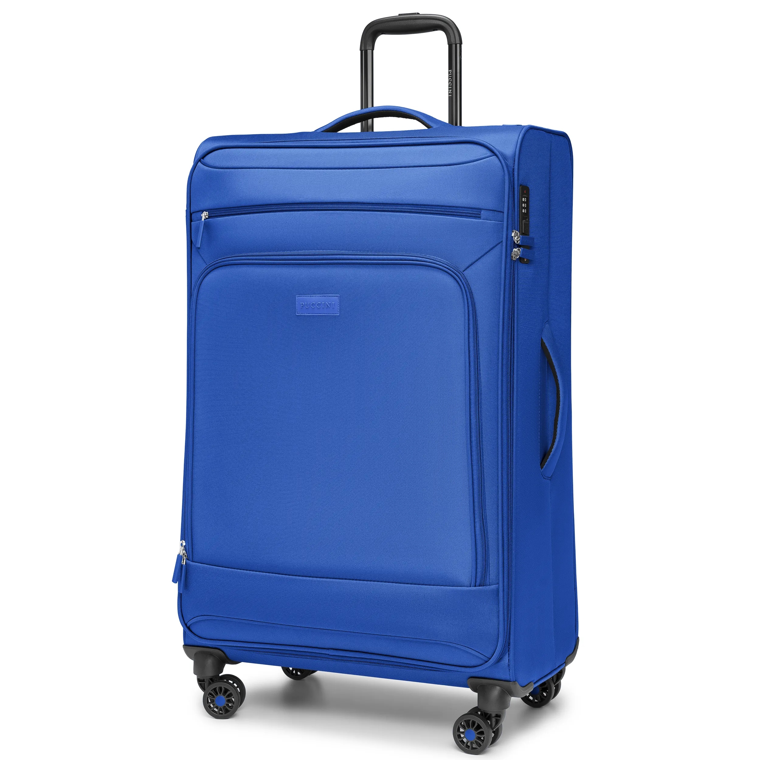 Walizka Duża Podróżna Miękka Na Kółkach Puccini Niebieska EM50255A-7