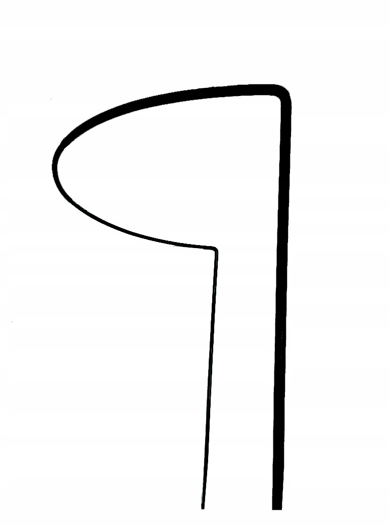 

Podpora Do Roślin Kwiatów Obejma Czarna 70cm Stal