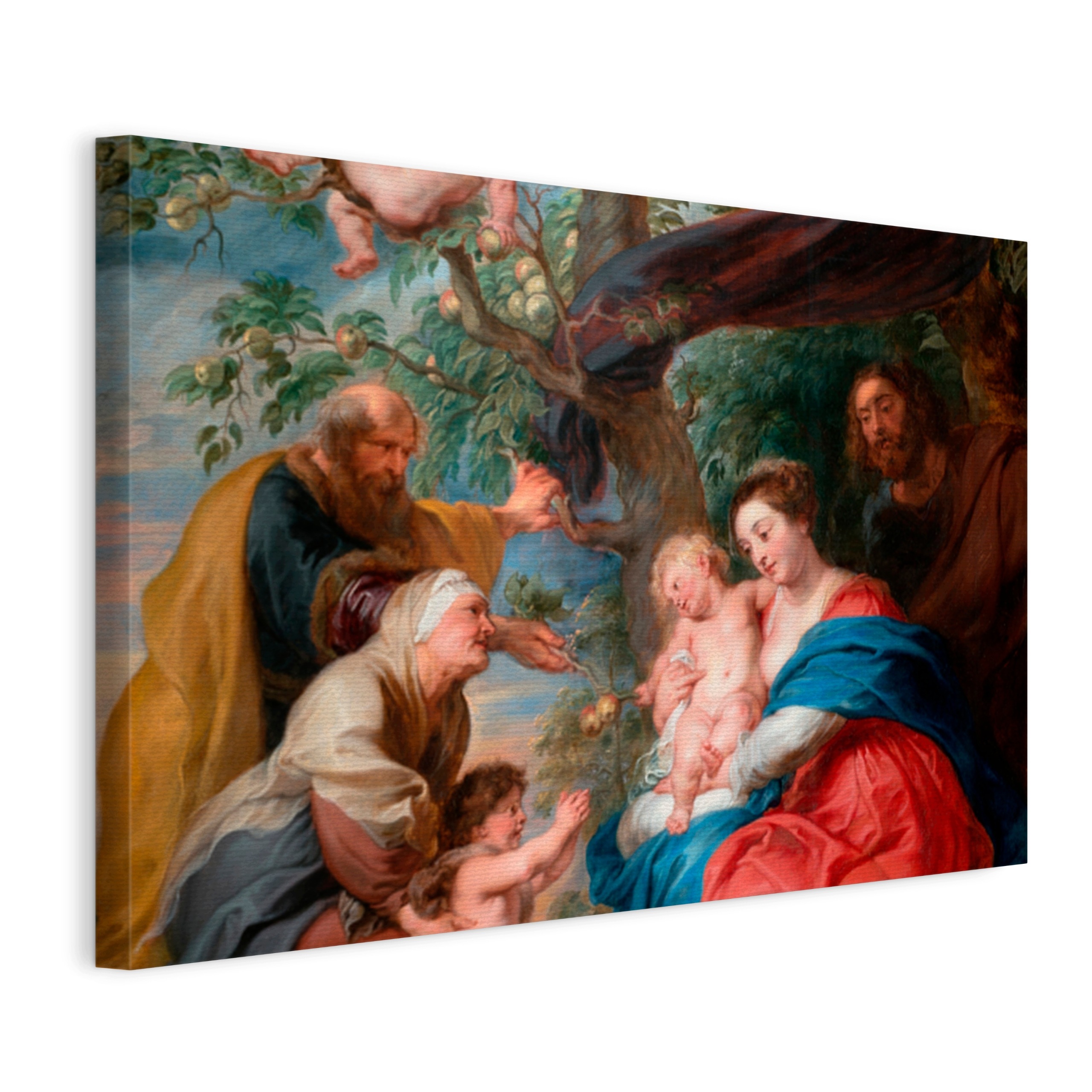 Obraz Na Plátně Peter Paul Rubens Svatá Rodina Pod Jabloní 75x50