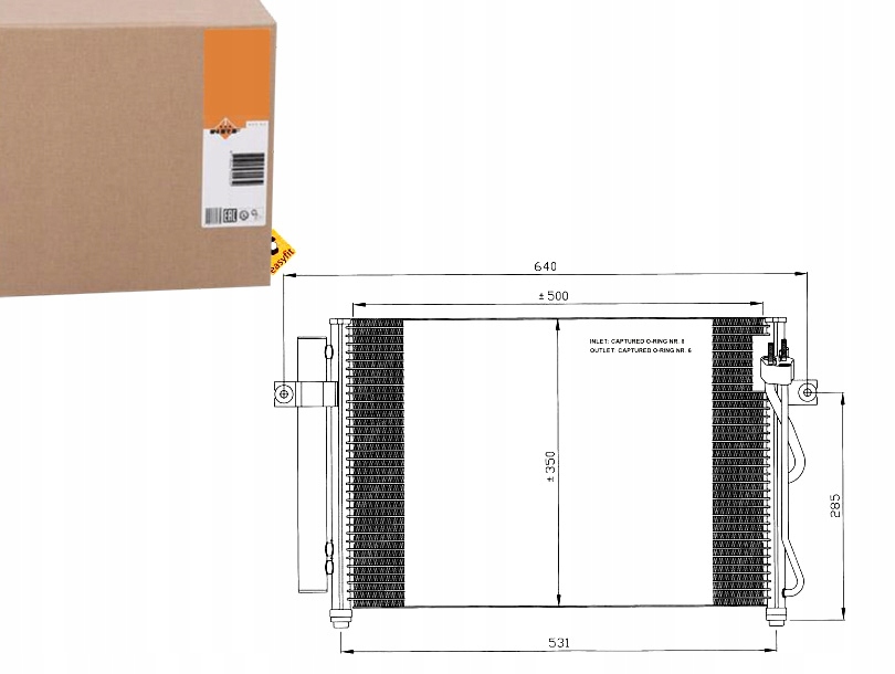 Nrf35630 СКРАПИТЕЛЬ КОНДИЦИОНЕРА HYUNDAI GETZ 03- 1
