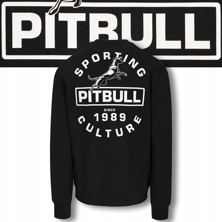 Pánská Mikina Pitbull Mikina bez kapuce Physical Culture Crewneck Potisk